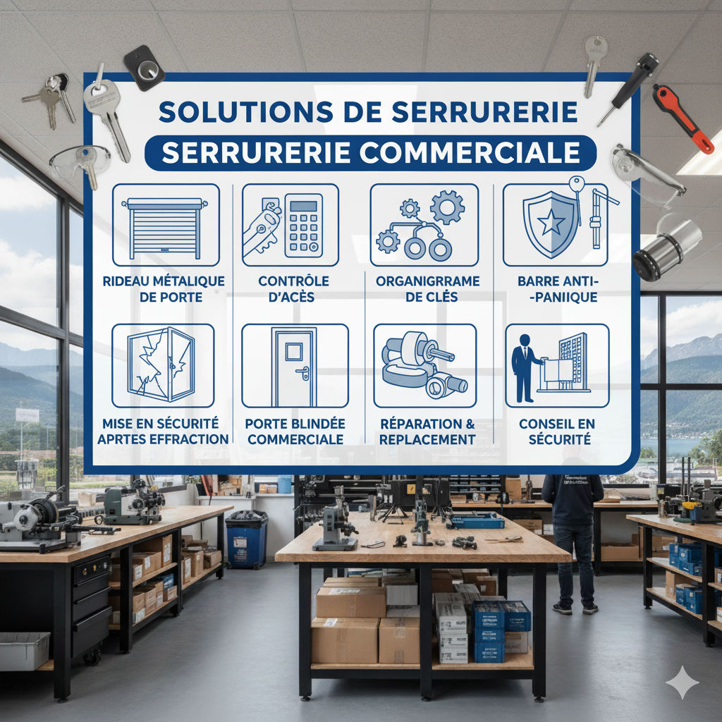 service de serrurerie d'urgence aix les bains